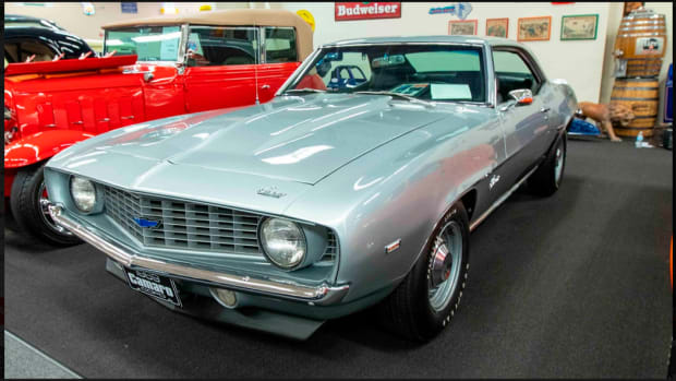 One of two COPO 1969 Camaros, this example has the 425-hp 427 and is documented as being originally sold by Berger Chevrolet.