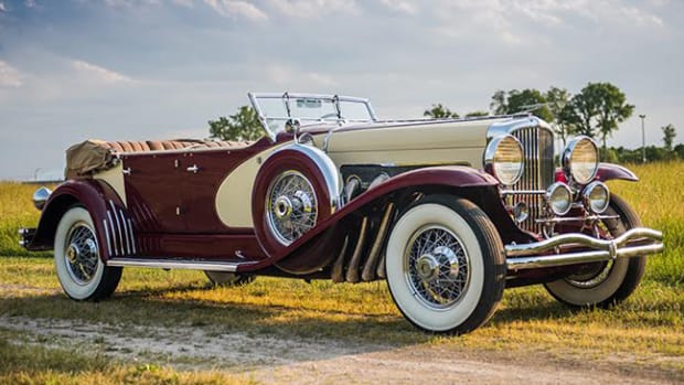  1933 Duesenberg Model SJ ‘Sweep Panel’ Phaeton by LaGrande set for Auctions America’s flagship Auburn Fall sale (credit – Darin Schnabel © 2017 Courtesy of Auctions America