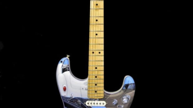  Artwork on the Cars of the Rock Stars guitar features vehicles owned or associated with rock stars throughout the years and will be offered at RM Sotheby’s Amelia Island 2019 auction. All proceeds will go directly to The Amelia Island Concours d'Elegance Foundation, Inc.