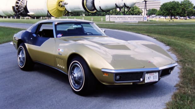 Visitors can see this 1969 Corvette called the “AstroVette,” once owned by Alan Bean, an Apollo 12 astronaut and the fourth human to set foot on the moon, at the Corvette Chevy Expo Feb. 15-16 in Houston, Texas.