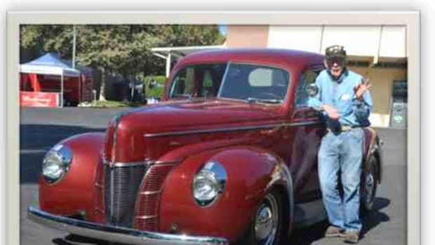 Tom Medley enjoyed driving to hot rod events in his ‘40 Ford coupe.