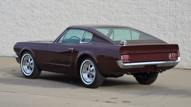 The Mustang "shorty" to be shown at the Amelia Island Concours d'Elegance.