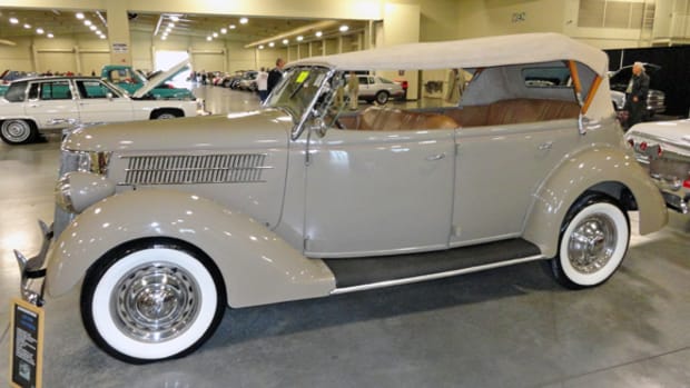 This 1936 Ford DeLuxe Phaeton sold for $38,000.