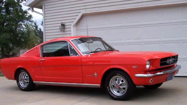 This 1965 Ford Mustang owned by William Ford, Fond du Lac, Wis., will be featured at the 2014 Iola Old Car Show.