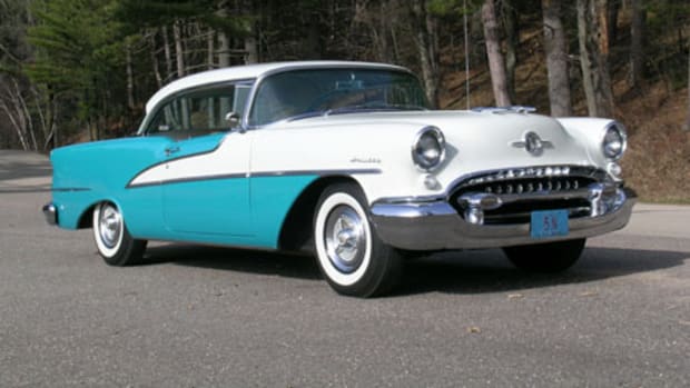 1955 Oldsmobile owned by Ken Buttolph.
