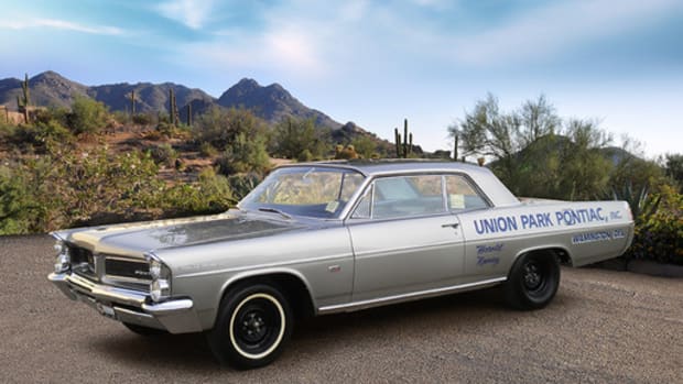  This 1963 Pontiac Catalina "Swiss Cheese" factory lightweight is one of 14 built and 9 remaining.