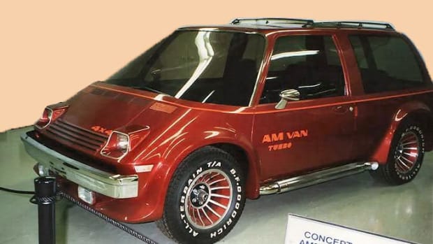 The 1977 AMC AMVAN concept styling mock-up will be on dispaly in Kenosha County during the AMO Kenosha Homecoming.