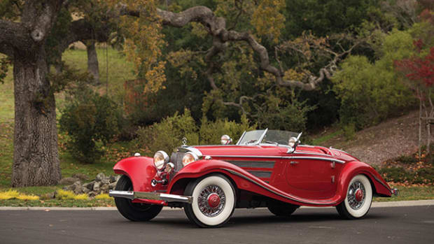 This 1937 Mercedes-Benz 540 K Special Roadster is among the most valuable automobiles on offer during this year’s Arizona collector car auctionweek (credit: Darin Schnabel © 2015 courtesy RM Sotheby’s)