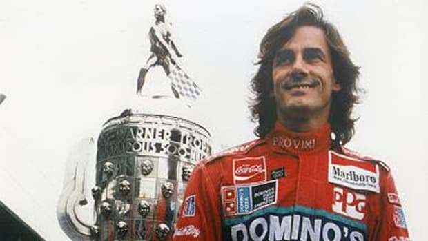  Arie Luyendyk taken after first Indy 500 win in 1990