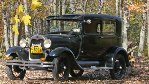 Jim DeGolyer bought this 1929 Ford Model A Tudor in 1967 for just $25. For many years prior, it shared a roof with a 1934 Ford Cabriolet with which it will be reunited at the Invitational at Saratoga.
