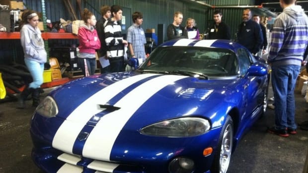This unique early Viper coupe at South Puget Sound Community College in Olympia, Wash., was ordered to be destroyed by Fiat-Chrysler.