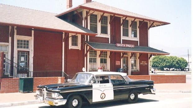 A 1959 Edsel police car is expected at the Gilmore Car Museum's first Emergency Vehicle Show.