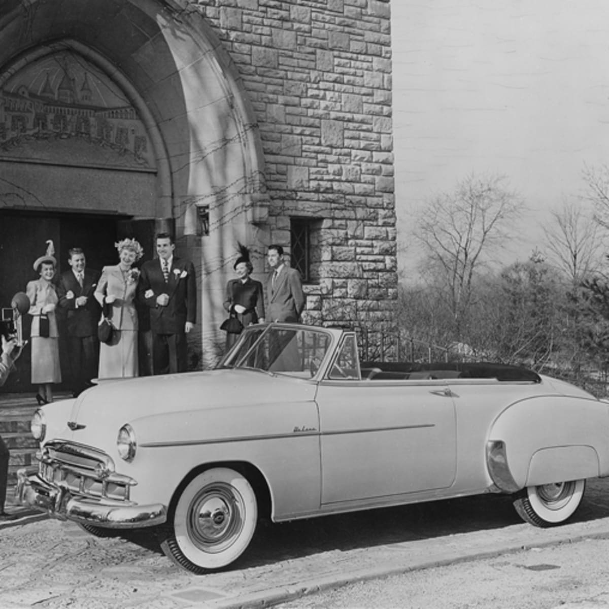 1949-1952 Chevrolet Styleline 2 door post sedan interior quarter window trim PR