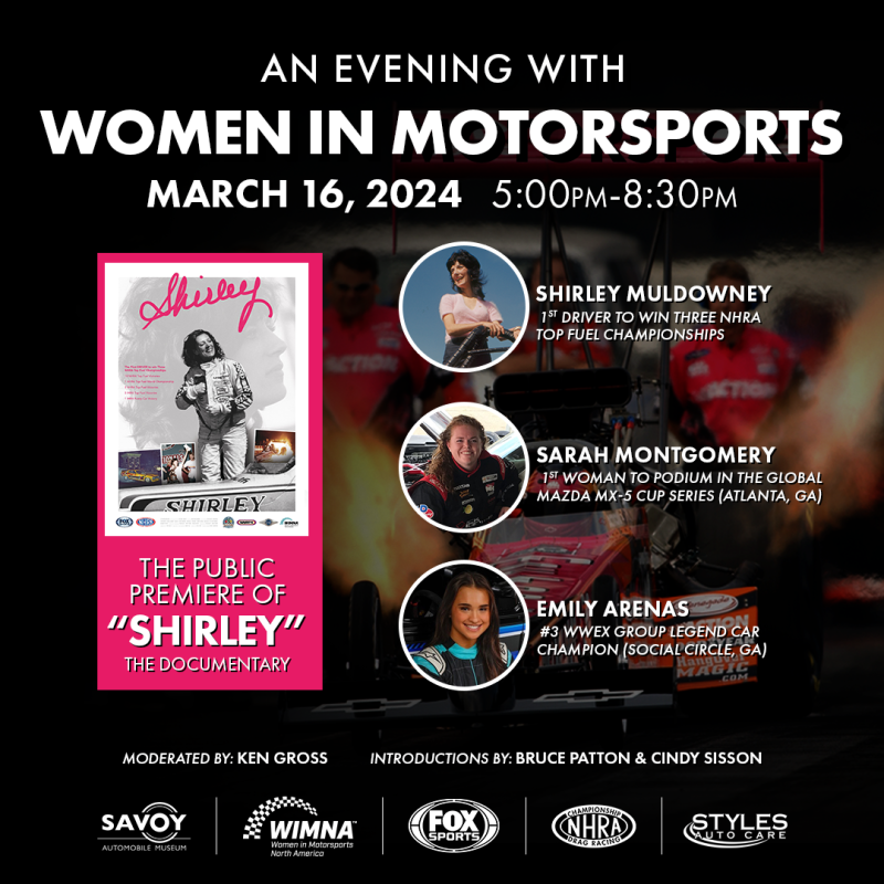 Savoy Automobile Museum's newest temporary exhibition 'Women in Motorsports'