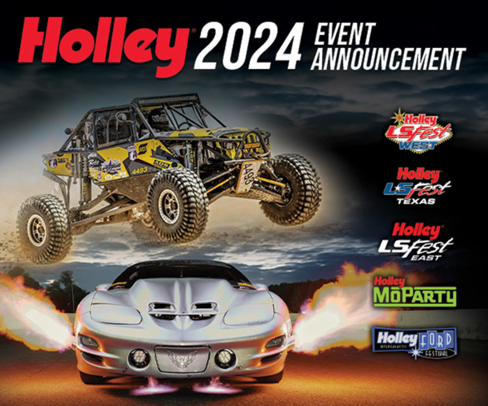 Holley Brands Performance released its 2024 schedule of events