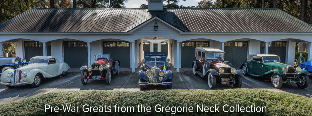 Gregorie Neck Collection of pre-war vehicles  added to the growing roster of highlights for Broad Arrow's Amelia Island auction