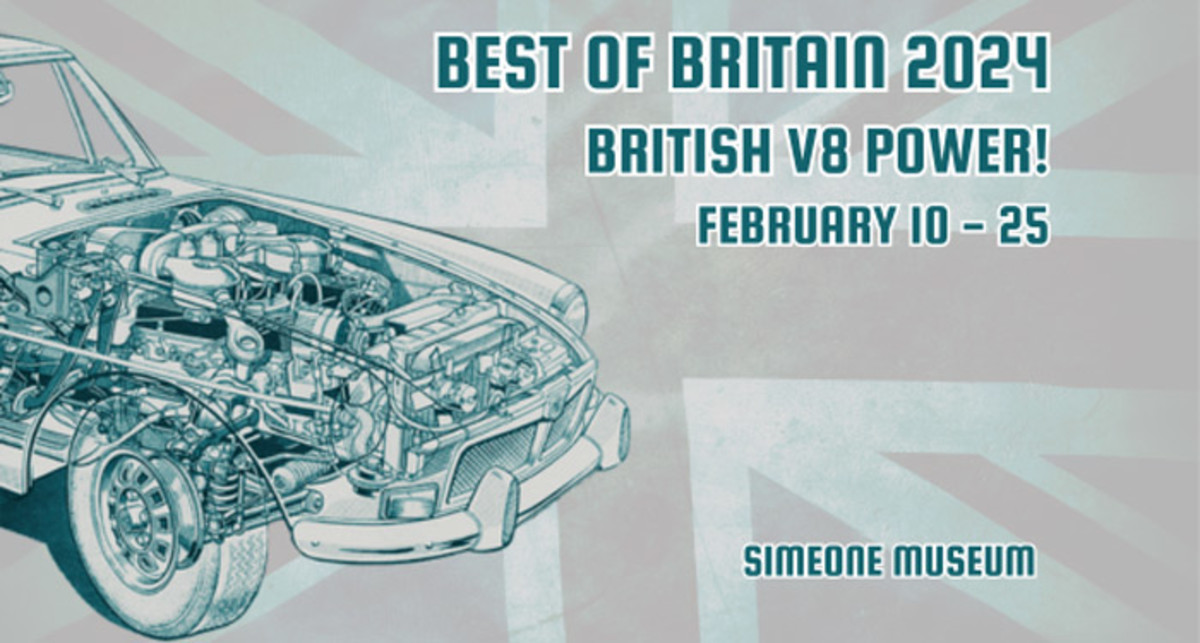 The Simeone is going British! 'Best of Britain 2024 - British V8 Power!'