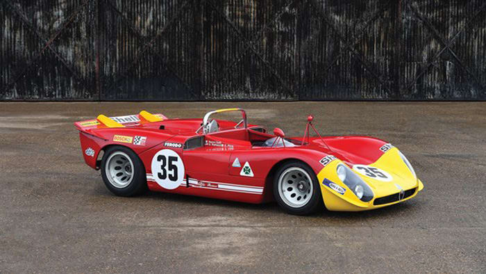 1969 Alfa Romeo Tipo 33/3 Sports Racer - Sold for €1,636,250 EUR ($1,723,135)