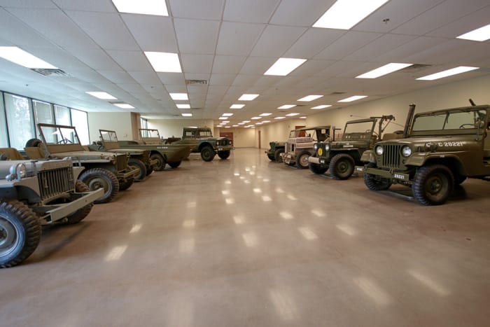 The OMIX-ADA Museum in Georgia also features a selection of military models including an MB, GPW, M38, M38-A1 and M17.