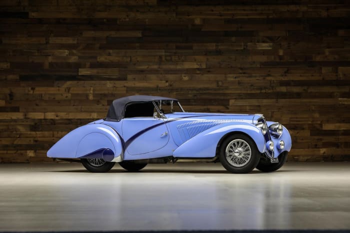 1936 Delahaye 135M Court Competition Cabriolet with coachwork by Figoni & Falaschi