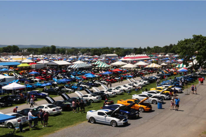 Mustangs galore at the Carlisle Ford Nationals