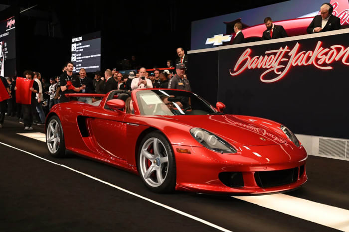 2005 Porsche Carrera GT (Lot #1405) went for $1,595,000.