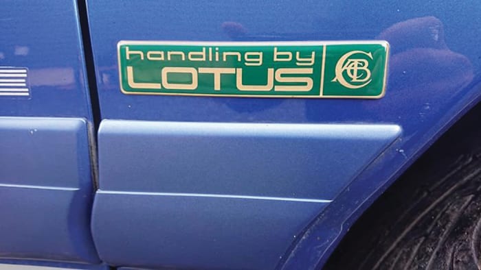 The “handling by Lotus” badges on the front fenders aren’t just hype — this Isuzu can handle.