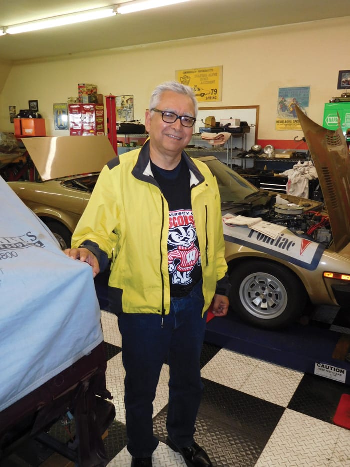 Tony Hossain (left) was editor of Old Cars Weekly in the mid 1980s, when the Iola Old Car Show was growing from 60,000 spectators to twice that number.