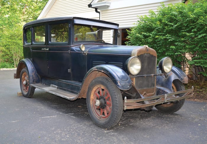 This unrestored 1928 Wolverine marked the final months of a two-year model run for REO. It was one of many companion cars that dotted the car industry in the late 1920s.