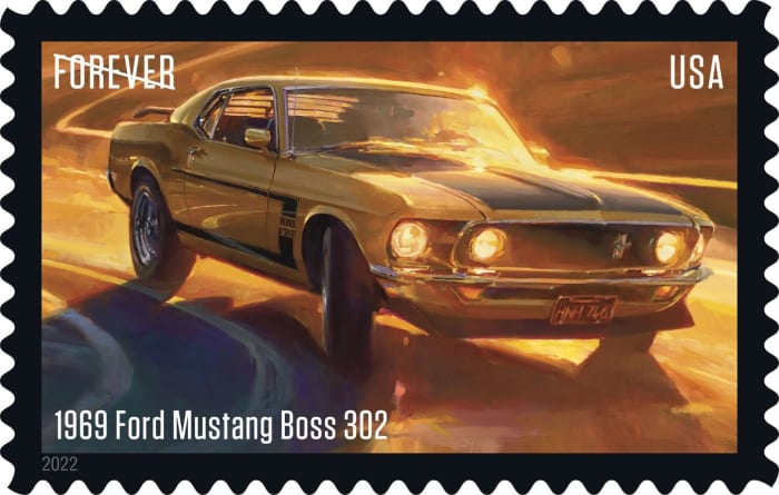 Mustang stamps