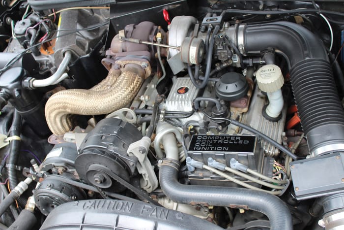 The turbo-boosted 3.8L V6 