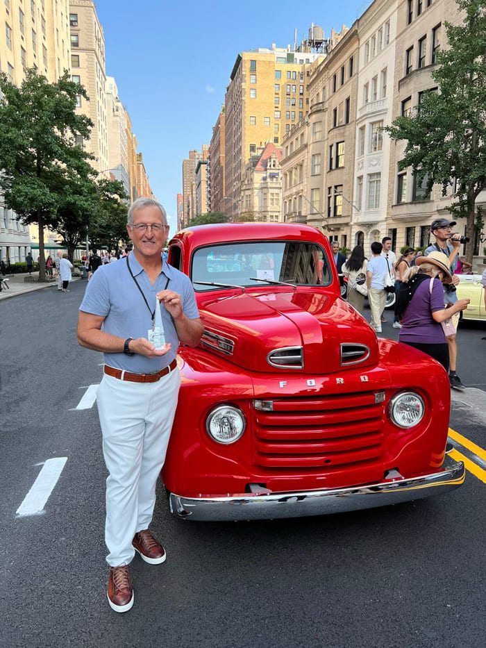 Rob Caione's 1950 Ford F-1 Pickup was awarded the "People's choice"