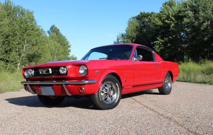 1966 was the second year for the GT version of Ford’s hot-selling Mustang. This beautiful example belongs to Jenny Kramm of Ringle, Wis.