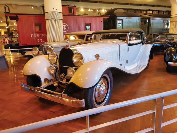 Day 4 included a stop at The Henry Ford, the famous museum that houses American history which, naturally, includes automobiles. Displayed there was the museum’s Bugatti Type 41 Royale.