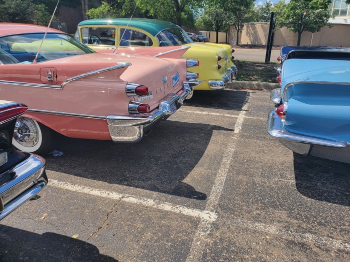 Some of the fantastic cars at the Lambda Car Club International’s Detroit Invitational Car Show, Jim and Ryan’s ultimate destination on this road trip.