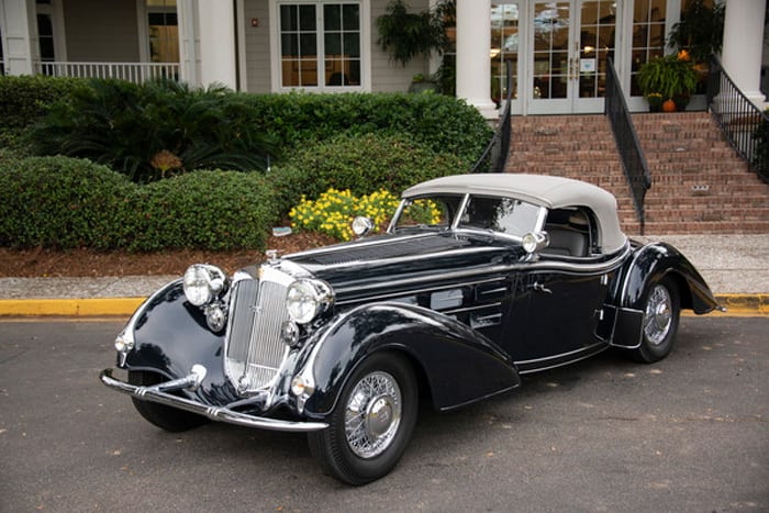 1936 Horch 853A Special Roadster owned by Mr. Robert S. Jepson, Jr. of Savannah, Georgia taking home “Best of Show.''