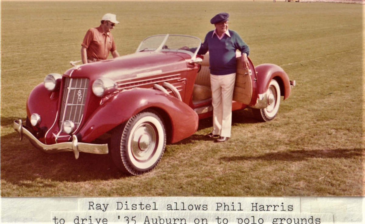 Ray Distel bought the Auburn 851 Speedster in good condition in 1962 when it was 27 years old and he always kept it immaculate.