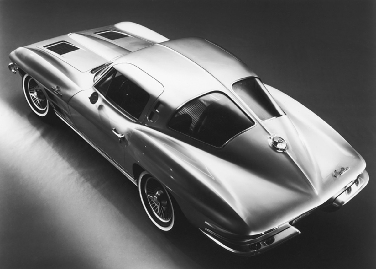 The ’63 Sting Ray “split-window” coupe was a one-year-only design.
