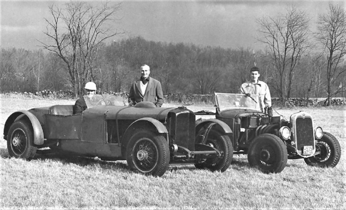 Hoe’s “Duesenberg Special” competition roadster stood out at 1950s car shows.