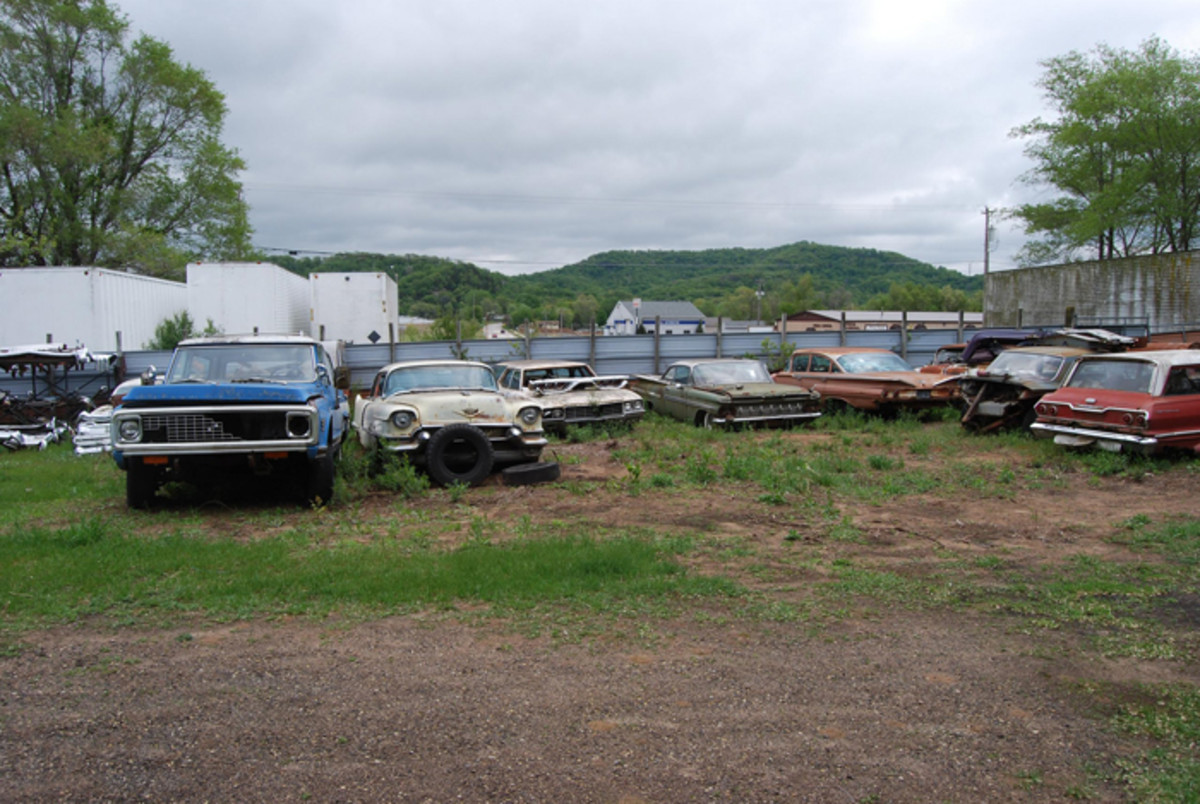 Jim Carlson’s Auto Center still has a lot of parts cars (and trucks), although the inventory is depleting as he aggressively works to sell his remaining stock.