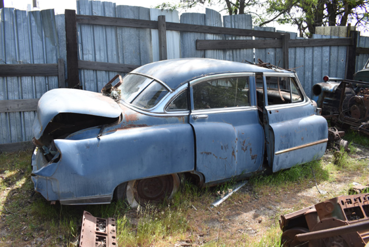 This 1951 Cadillac sedan has most likely been in the Antique Auto Ranch inventory for far more than 40 years.