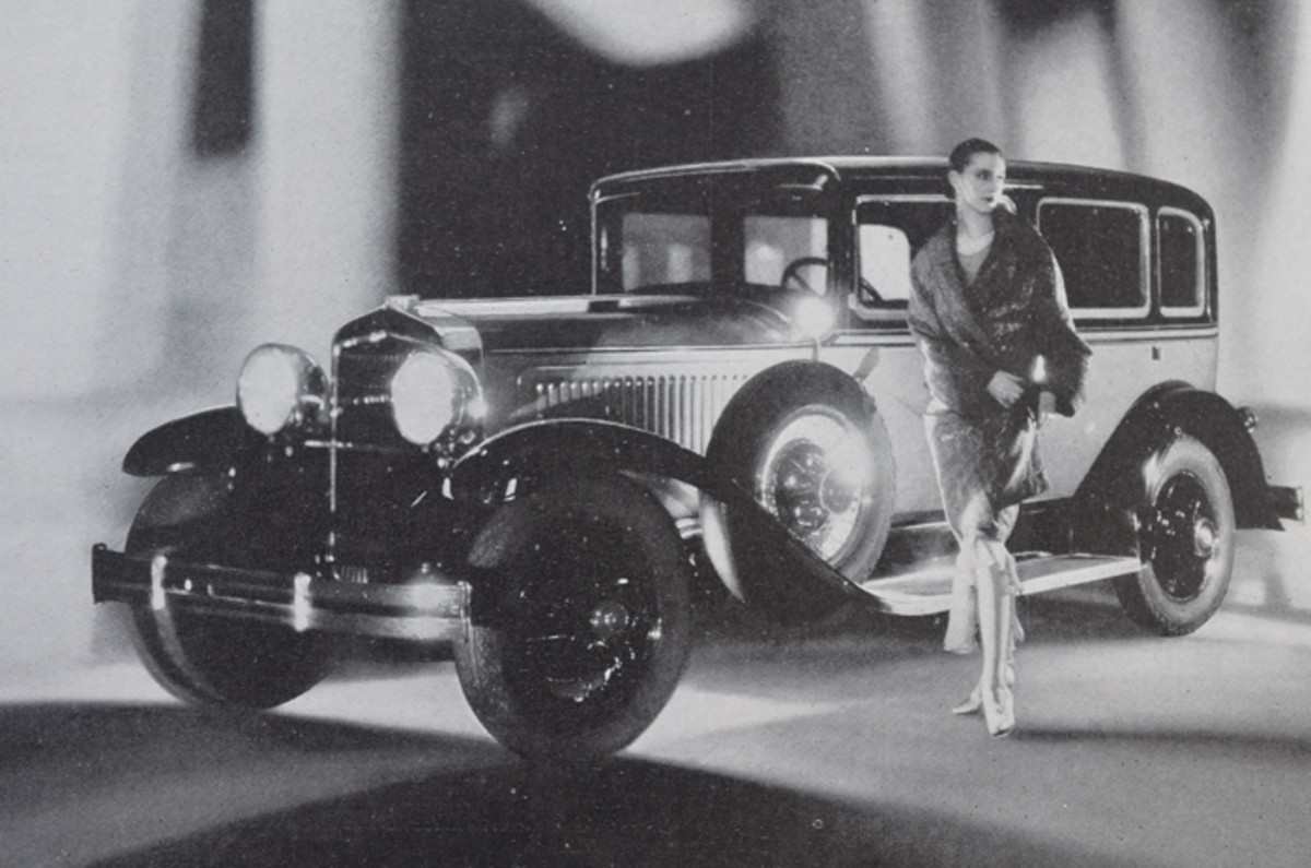 In December of 1928, highly stylized Dodge ads showed dreamy images of the upgraded New Senior Six as a manifestation of the Chrysler Corporations takeover of the honorable Dodge nameplate.