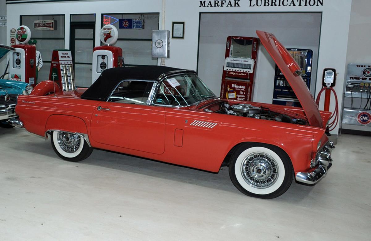 1956 Ford T-Bird  2-dr conv, Condition #3, sold for $39,000.