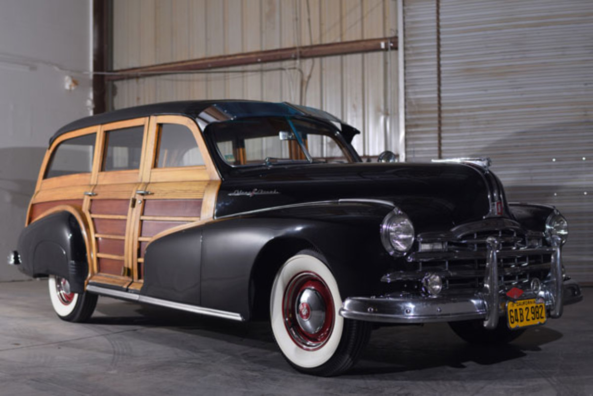 1948 Pontiac Silver Streak Woody, 35,000 original miles, likely the finest known example. Est. $150,000-$175,000. Morphy Auctions image