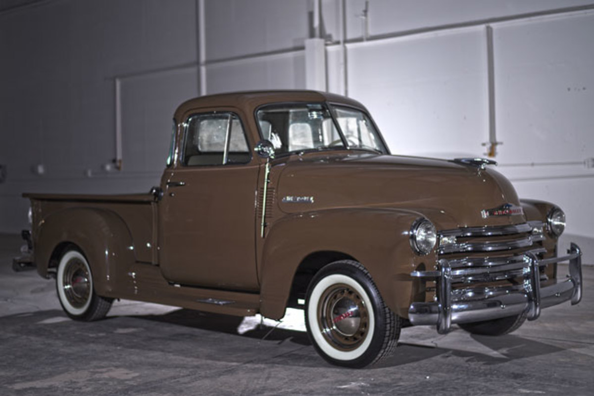 1951 Chevy 3100 pick-up truck with rare options, fully restored. Est. $40,000-$50,000. Morphy Auctions image