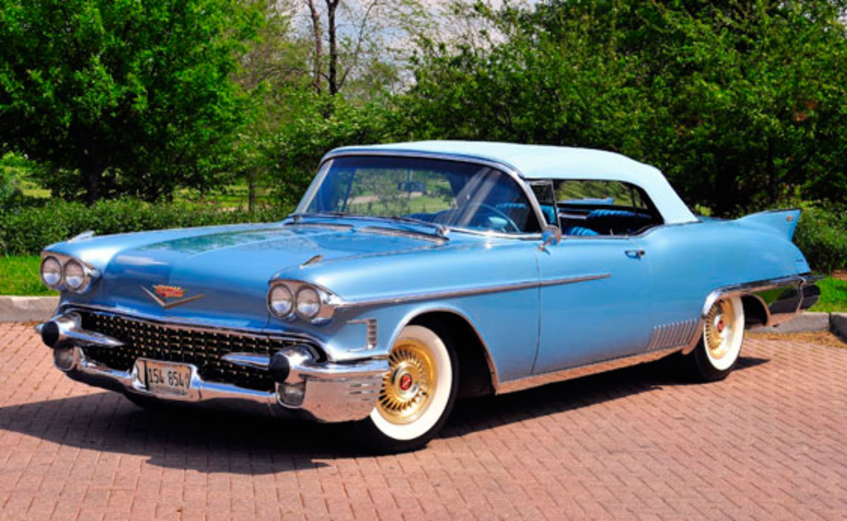This 1958 Cadillac Eldorado Biarritz sold for $107,250 on Saturday, June 2, during Auctions America by RM’s second annual Auburn Spring auction in Auburn, Indiana. The three-day event saw 409 collector cars and trucks cross the block at the historic Auburn Auction Park.