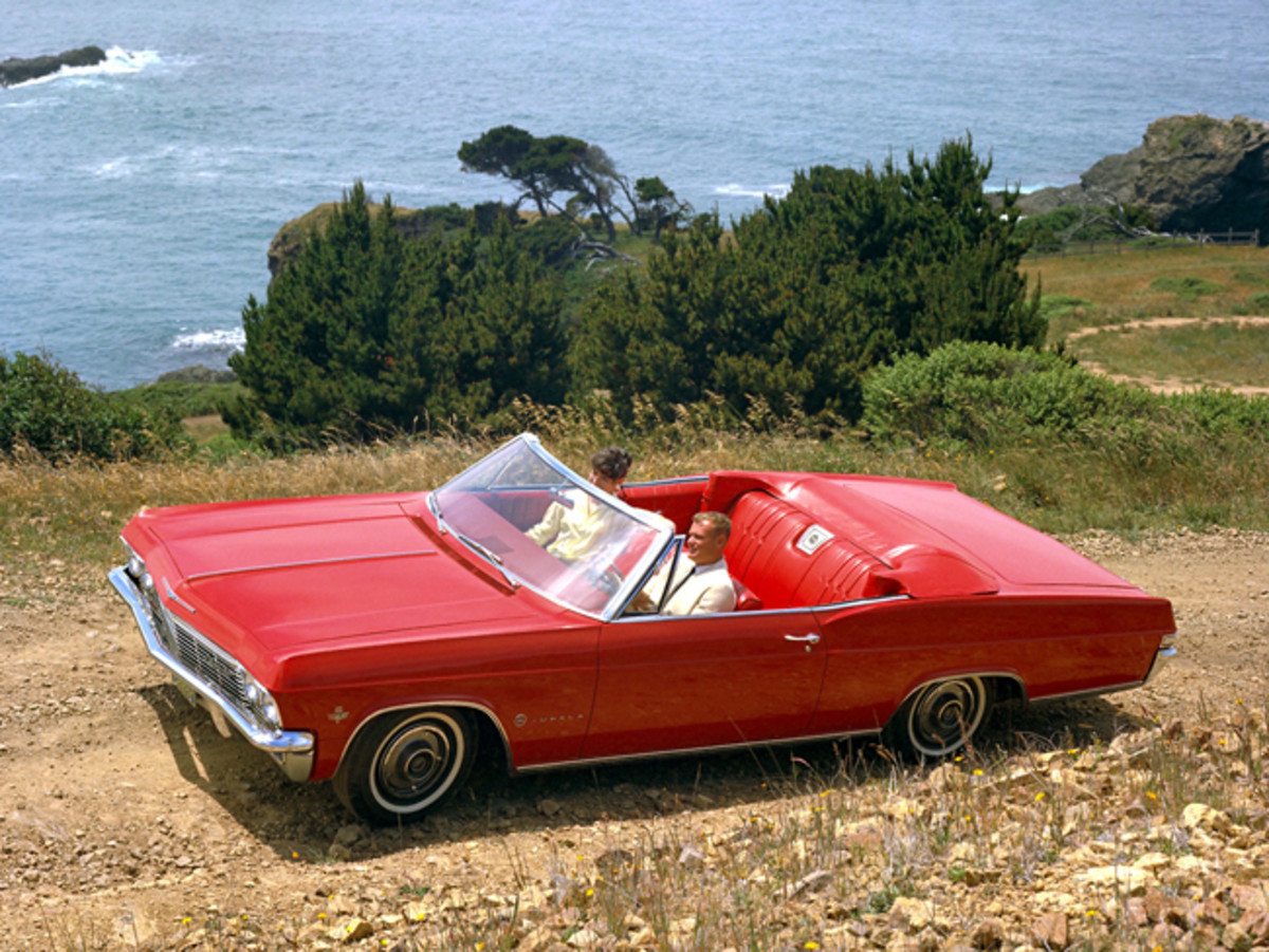  The 1965 full size Chevys were completely redesigned cars. At mid-year a 396 V-8 became available and replaced the 409.