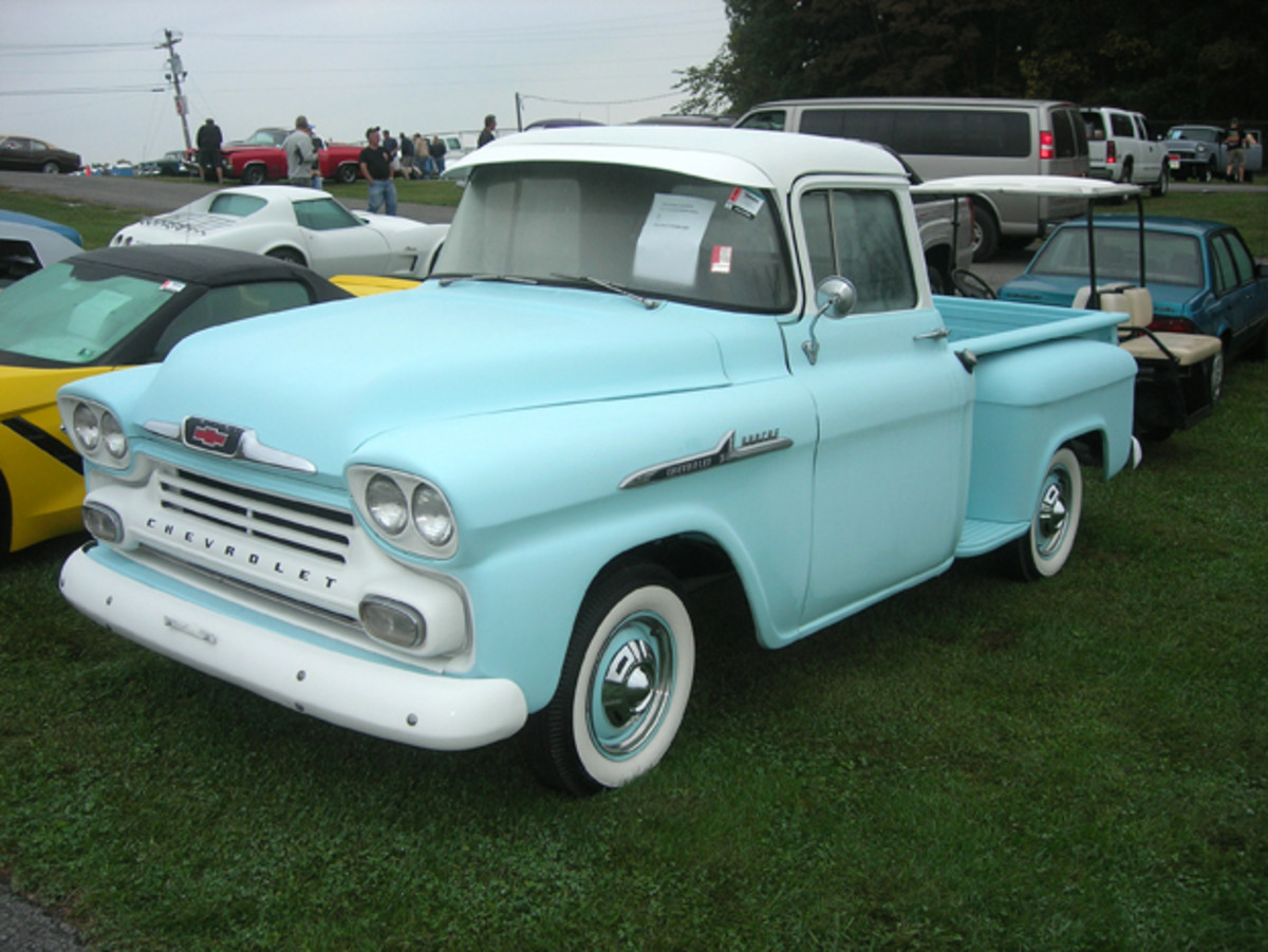 This immaculate 1958 Chevrolet Apache 3100 was available for “best offer.” 