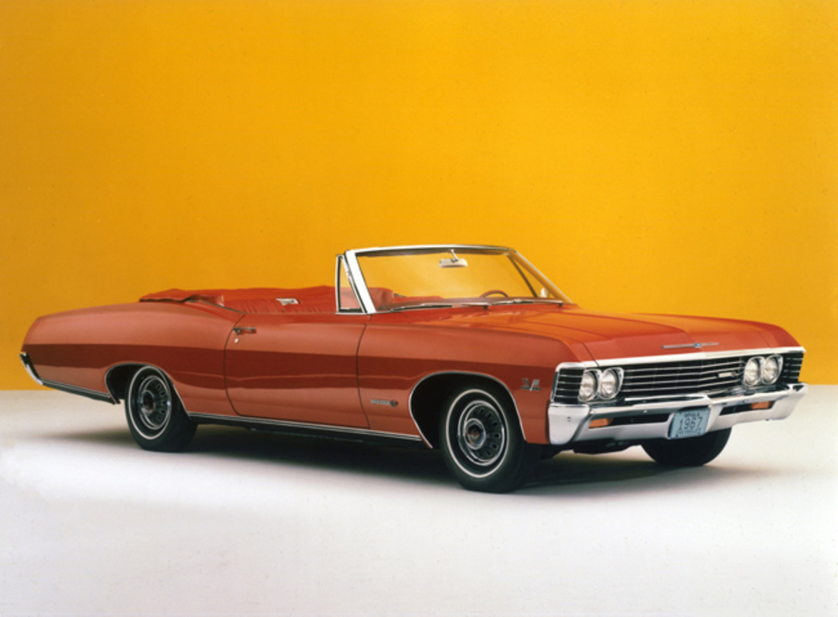 New sheet metal made the 1967 full-size Chevrolets easily distinguishable from the 1966s. Sales of the Impala SS were diminishing at this point.