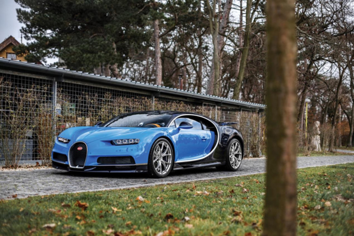  2017 Bugatti Chiron featured in RM Sotheby’s 2018 Paris auction during Rétromobile (Credit – Kevin Van Campenhout © 2017 Courtesy of RM Sotheby’s)